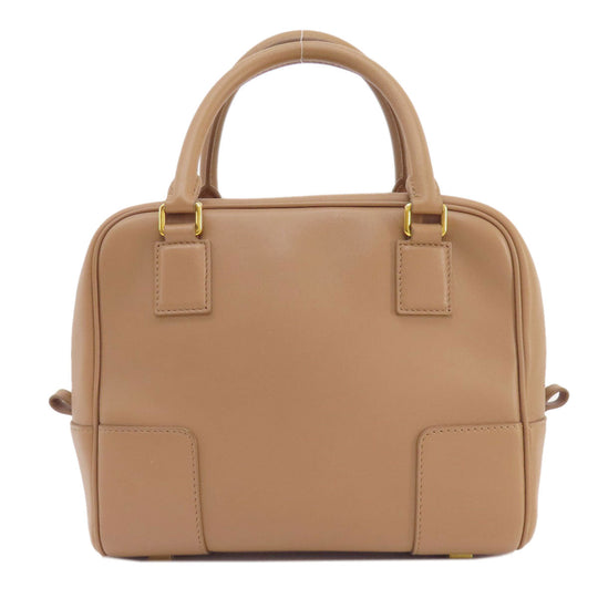 LOEWE Handbag Calfskin Brown Amazonas Women Used Authentic