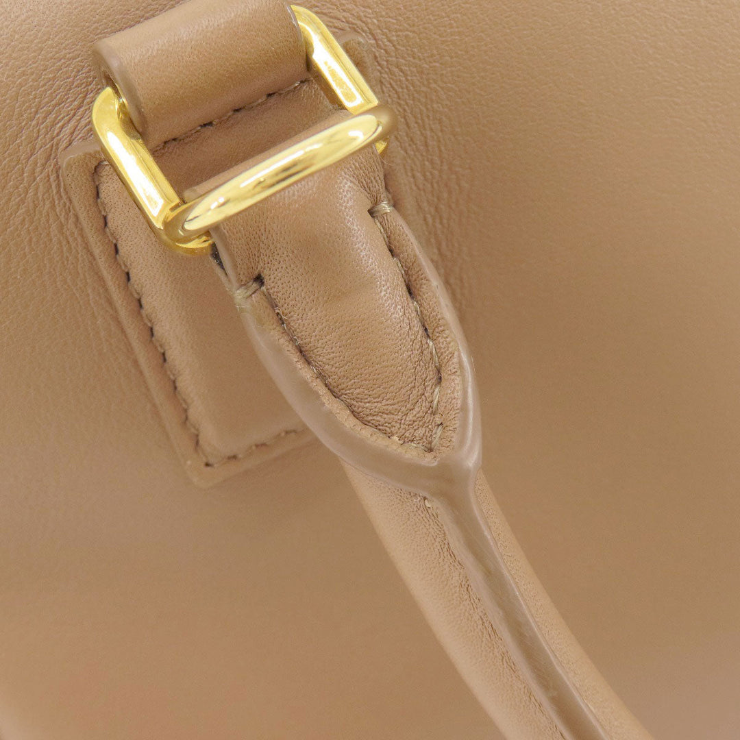 LOEWE Handbag Calfskin Brown Amazonas Women Used Authentic