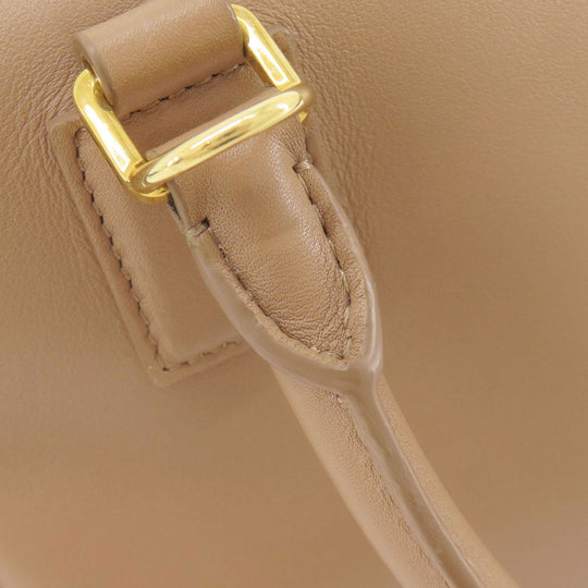 LOEWE Handbag Calfskin Brown Amazonas Women Used Authentic