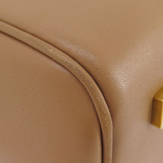 LOEWE Handbag Calfskin Brown Amazonas Women Used Authentic