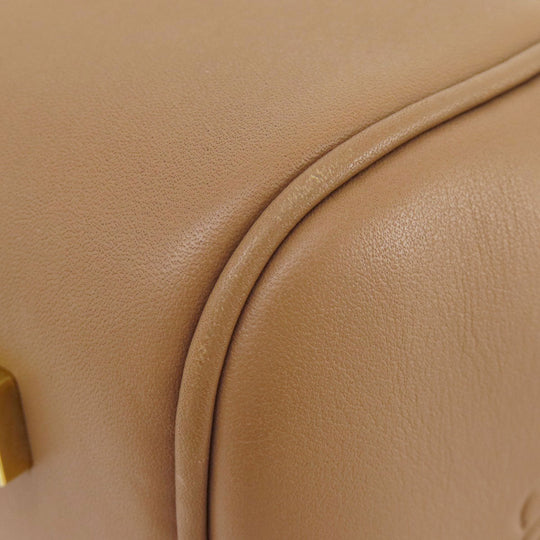 LOEWE Handbag Calfskin Brown Amazonas Women Used Authentic