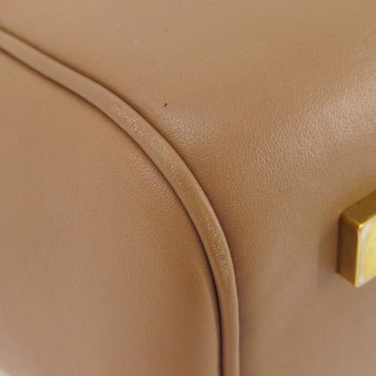 LOEWE Handbag Calfskin Brown Amazonas Women Used Authentic