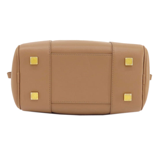 LOEWE Handbag Calfskin Brown Amazonas Women Used Authentic