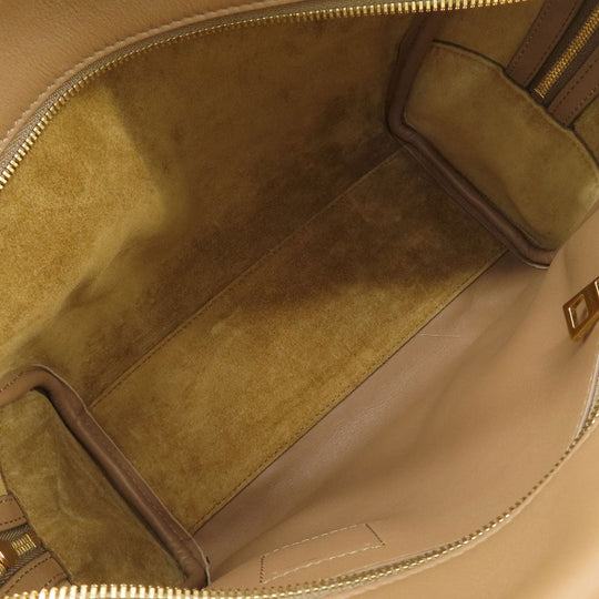 LOEWE Handbag Calfskin Brown Amazonas Women Used Authentic