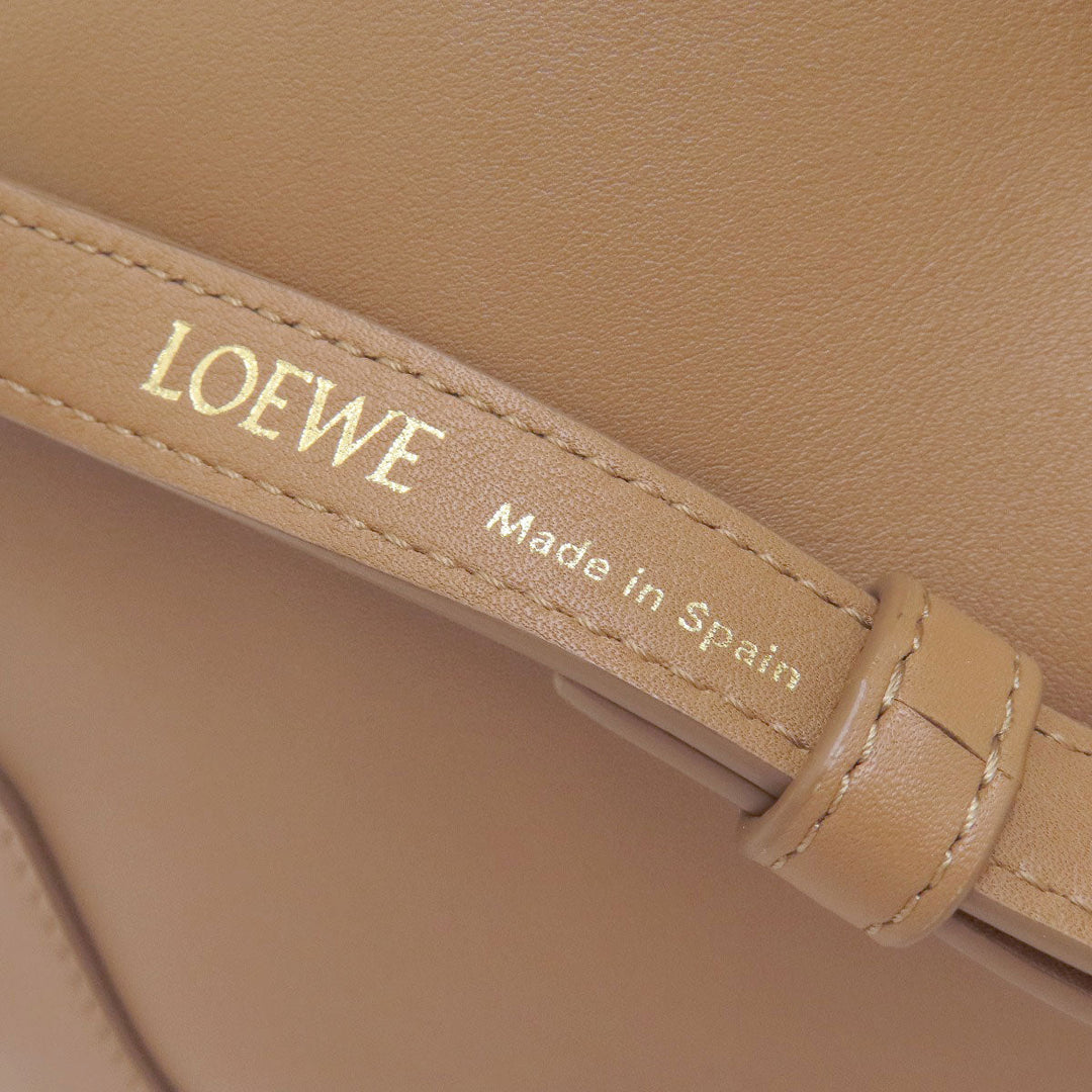 LOEWE Handbag Calfskin Brown Amazonas Women Used Authentic