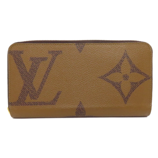 LOUIS VUITTON Long Wallet Purse M69353 Giant monogram canvas Brown Zippy wallet
