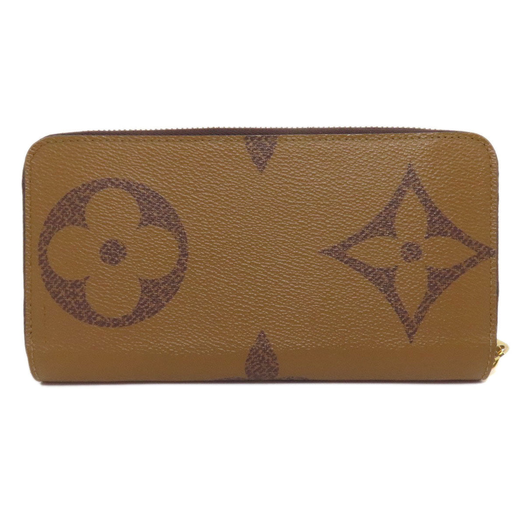 LOUIS VUITTON Long Wallet Purse M69353 Giant monogram canvas Brown Zippy wallet