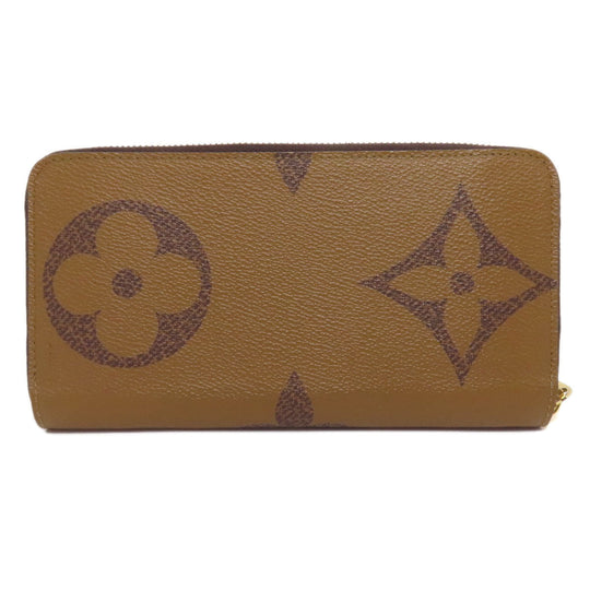 LOUIS VUITTON Long Wallet Purse M69353 Giant monogram canvas Brown Zippy wallet