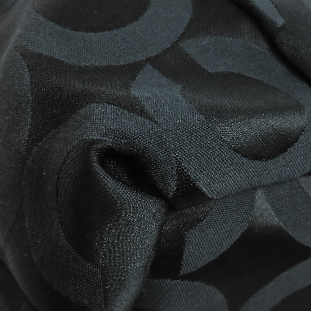 COACH Shoulder Bag 21764 canvas black Madison Op Art 2WAY Women Used Authentic