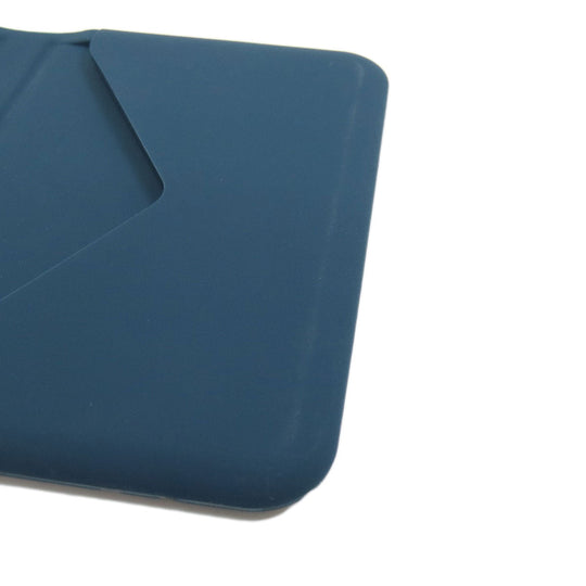 BOTTEGAVENETA Card Case rubber Navy Embossing Women(Unisex) Used Authentic