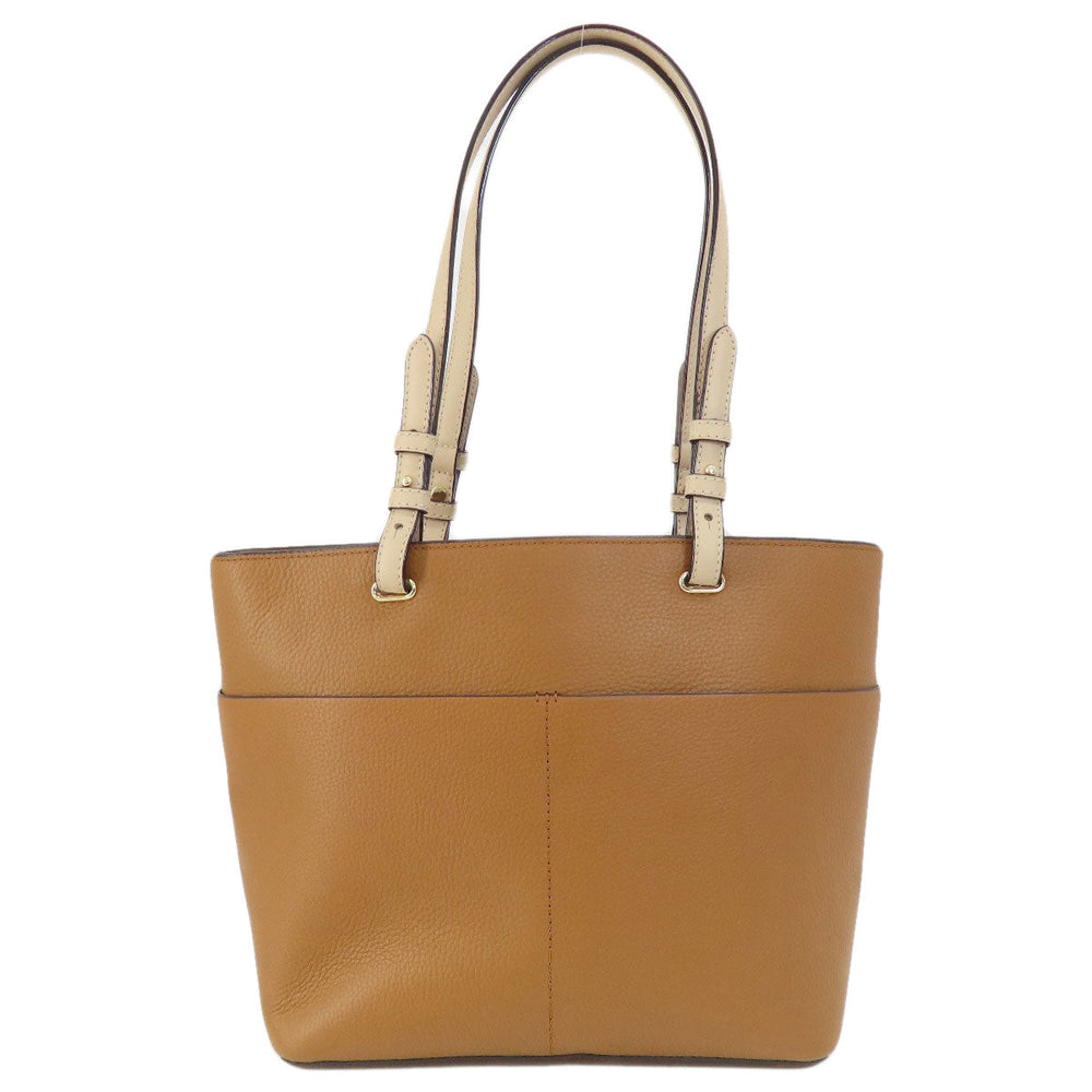 MICHAEL KORS Tote Bag leather Brown logo Women Used Authentic