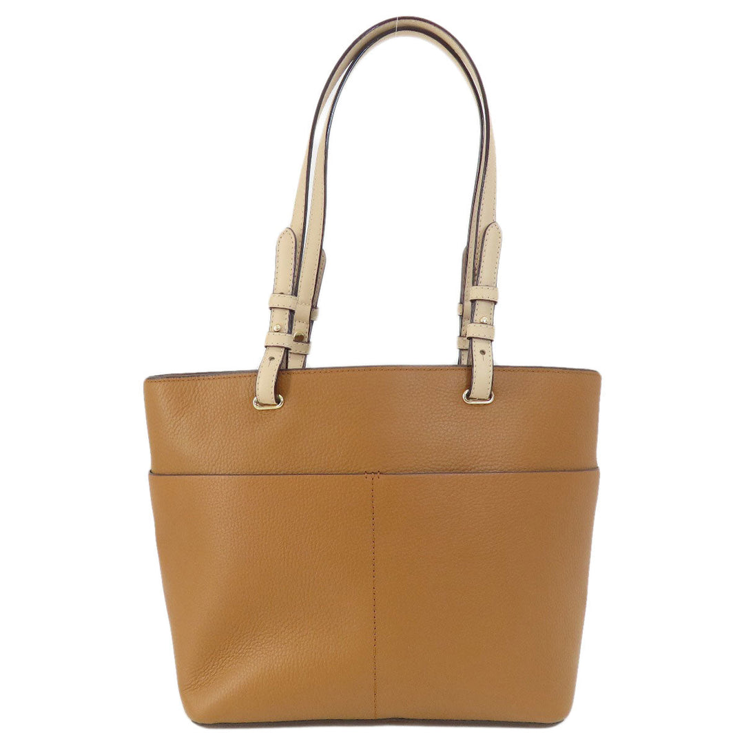 MICHAEL KORS Tote Bag leather Brown logo Women Used Authentic