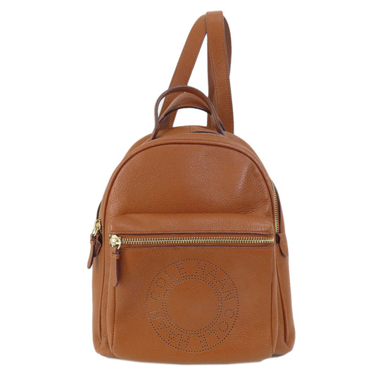 COLE HAAN Backpack leather Brown logo Women(Unisex) Used Authentic