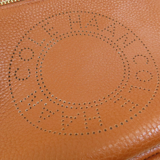 COLE HAAN Backpack leather Brown logo Women(Unisex) Used Authentic