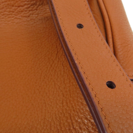 COLE HAAN Backpack leather Brown logo Women(Unisex) Used Authentic