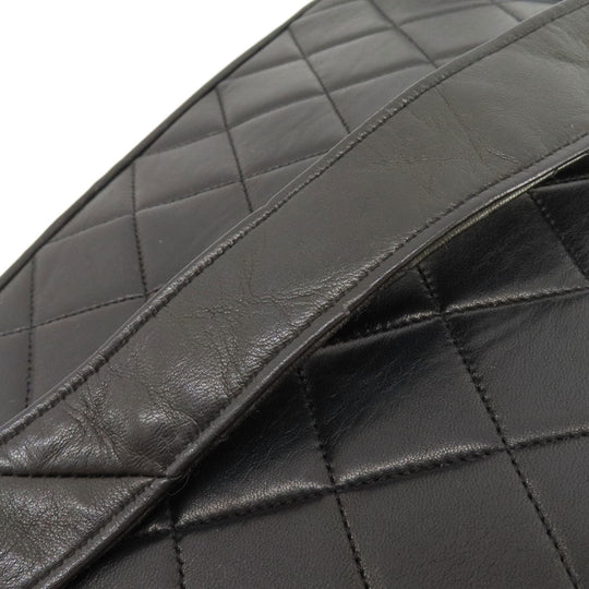 CHANEL Shoulder Bag lambskin black Matrasse