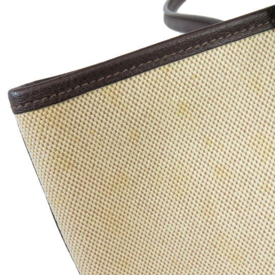 HERMES Tote Bag Tower ash beige Garden Zip PM SilverMetal Women Used Authentic