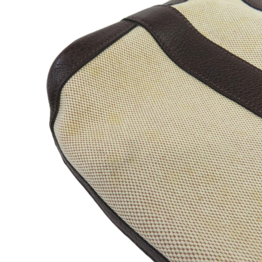 HERMES Tote Bag Tower ash beige Garden Zip PM SilverMetal Women Used Authentic