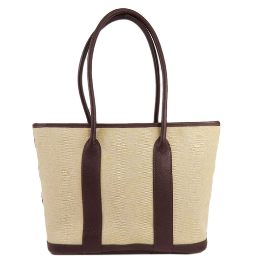 HERMES Tote Bag Tower ash beige Garden Zip PM SilverMetal Women Used Authentic