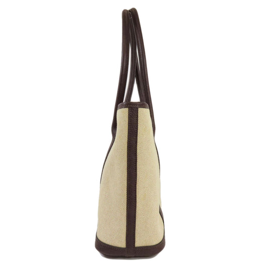 HERMES Tote Bag Tower ash beige Garden Zip PM SilverMetal Women Used Authentic