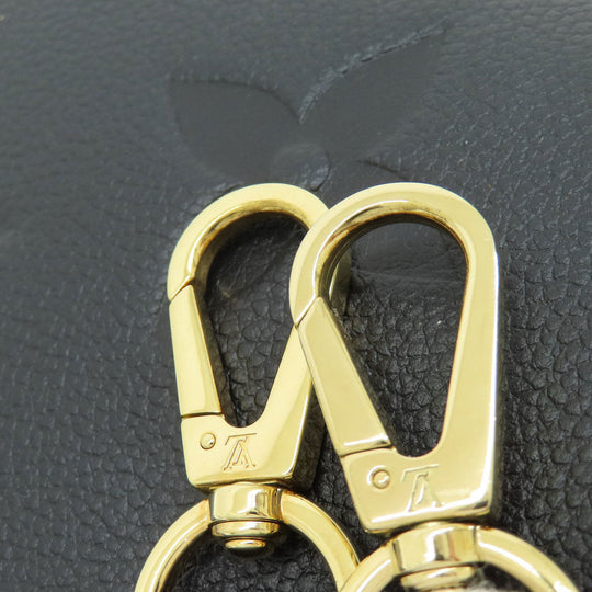 LOUIS VUITTON Handbag M58916 Ann Platt black Petit Palais PM Women Used Authentic