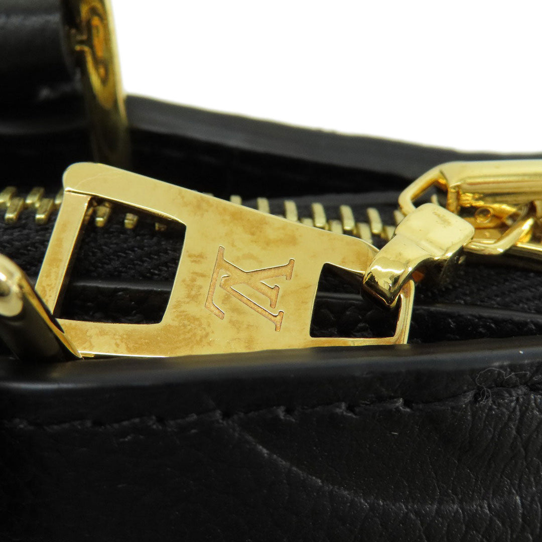 LOUIS VUITTON Handbag M58916 Ann Platt black Petit Palais PM Women Used Authentic