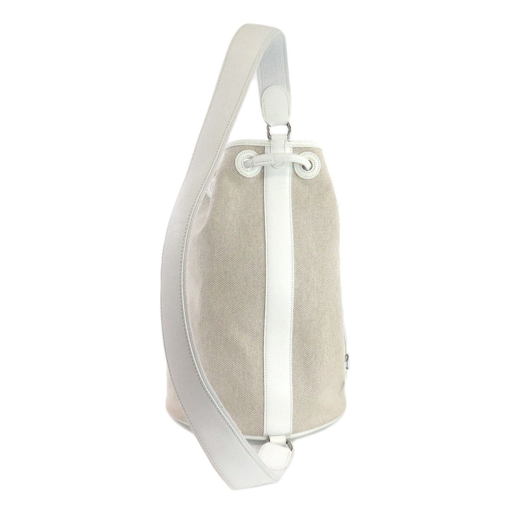 HERMES Shoulder Bag Tower ash beige Sac Marine Receive MM Women Used Authentic