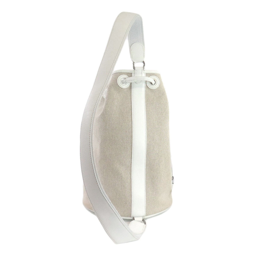 HERMES Shoulder Bag Tower ash beige Sac Marine Receive MM Women Used Authentic