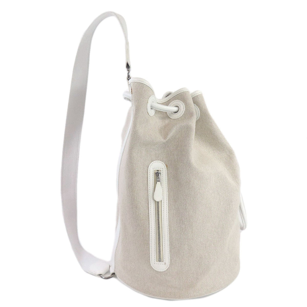 HERMES Shoulder Bag Tower ash beige Sac Marine Receive MM Women Used Authentic