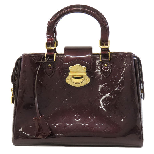 LOUIS VUITTON Handbag M93757 Vernis Red Melrose Avenue Women Used Authentic