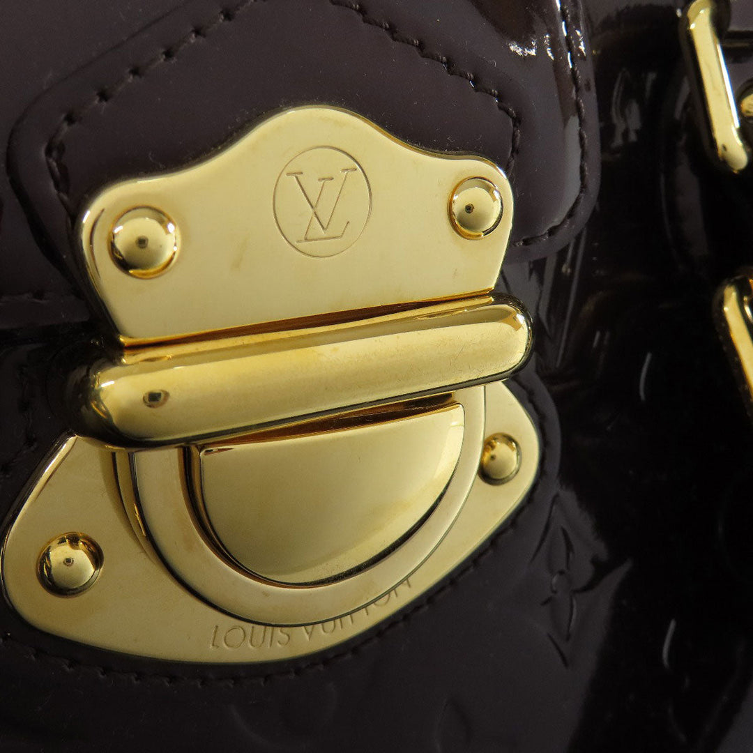 LOUIS VUITTON Handbag M93757 Vernis Red Melrose Avenue Women Used Authentic