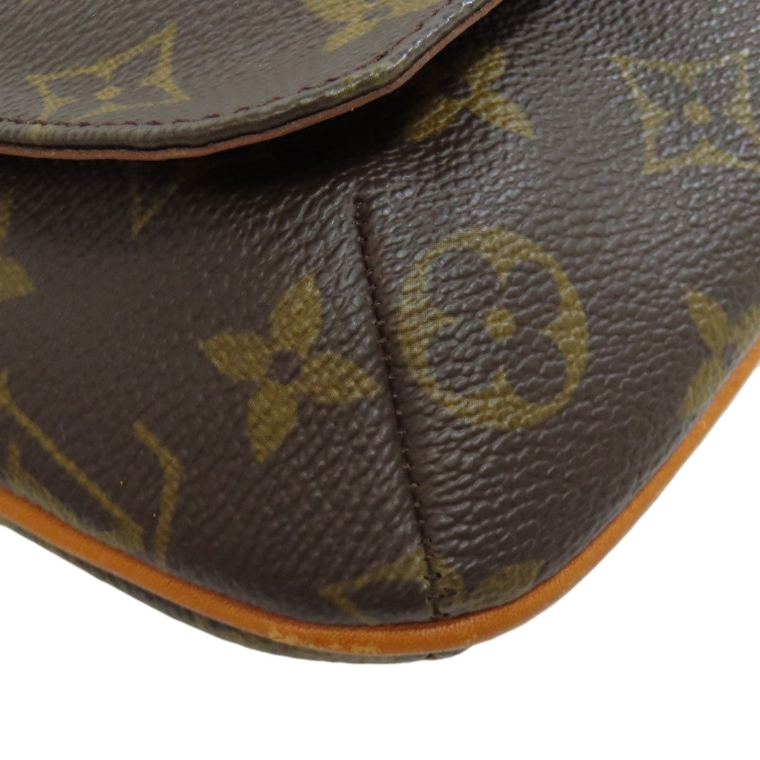 LOUIS VUITTON Shoulder Bag M51258 Monogram canvas Brown Musette Salsa S mens(Unisex) Used Authentic