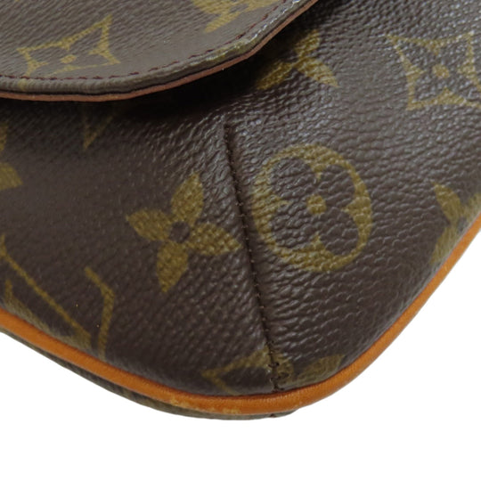 LOUIS VUITTON Shoulder Bag M51258 Monogram canvas Brown Musette Salsa S mens(Unisex) Used Authentic