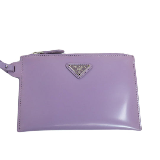 PRADA Handbag Sequin purple Mesh tote Women Used Authentic