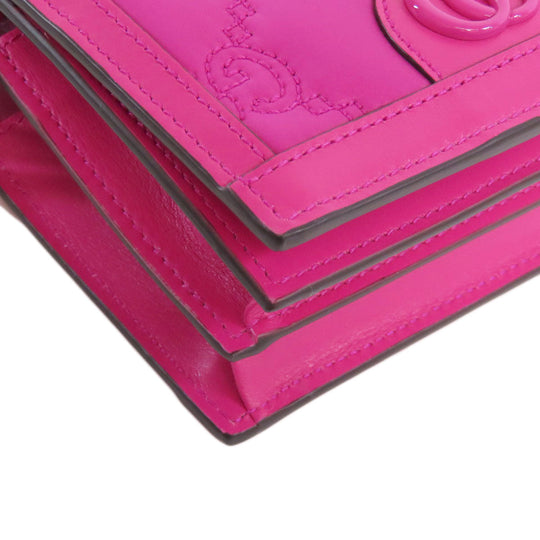 GUCCI Shoulder Bag 723777 Nylon pink GG Long Shoulder 2WAY