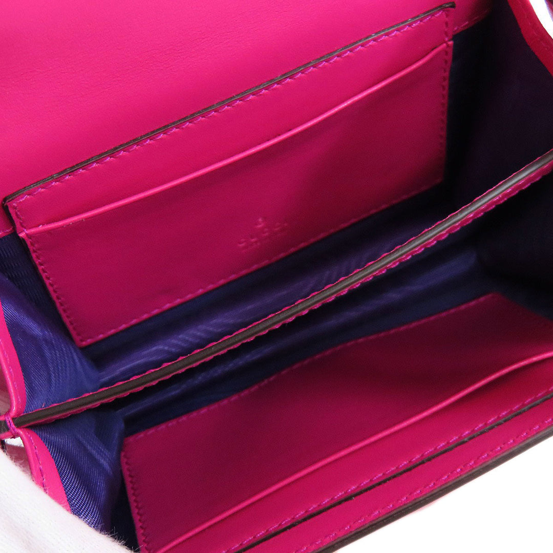 GUCCI Shoulder Bag 723777 Nylon pink GG Long Shoulder 2WAY