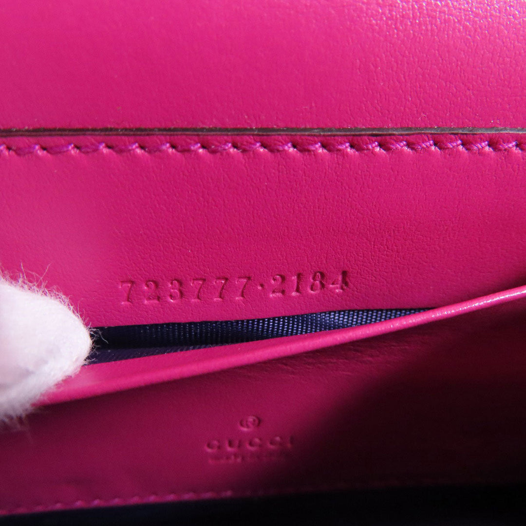 GUCCI Shoulder Bag 723777 Nylon pink GG Long Shoulder 2WAY