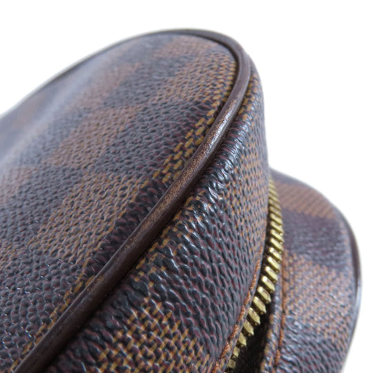 LOUIS VUITTON Shoulder Bag N51294 Damier canvas Brown Ipanema PM