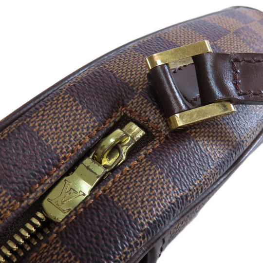 LOUIS VUITTON Shoulder Bag N51294 Damier canvas Brown Ipanema PM