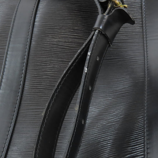 LOUIS VUITTON Shoulder Bag Epi black Randonnee Women Used Authentic