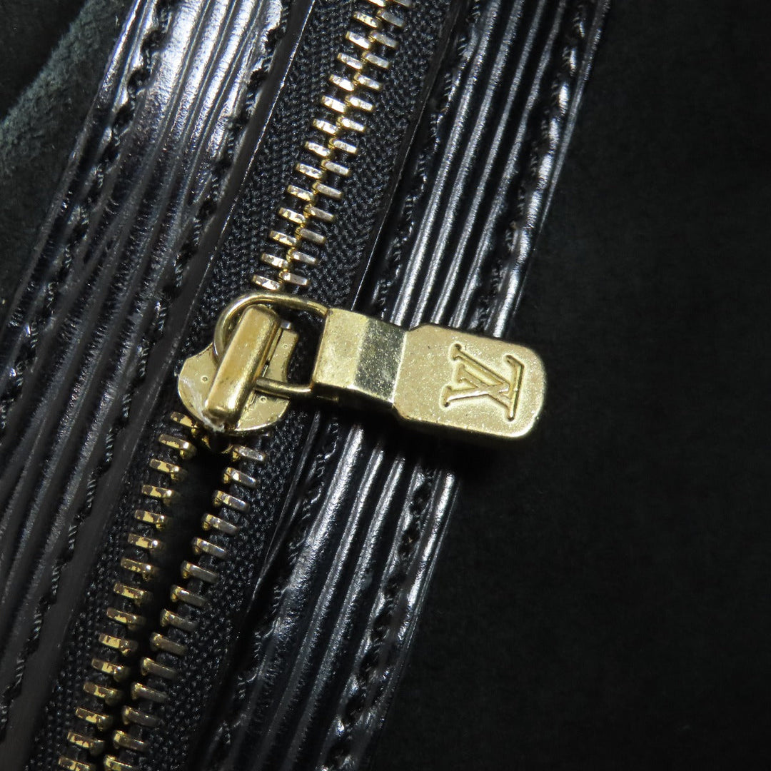 LOUIS VUITTON Shoulder Bag Epi black Randonnee Women Used Authentic