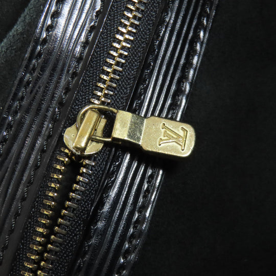LOUIS VUITTON Shoulder Bag Epi black Randonnee Women Used Authentic