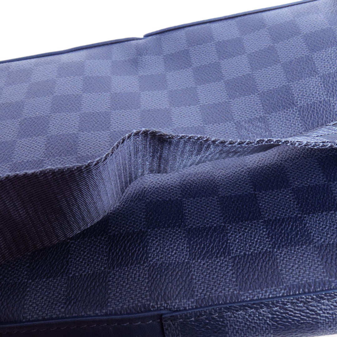 LOUIS VUITTON Sling bag Ｎ40439 Damier Anfini Navy Avenue Sling Bag