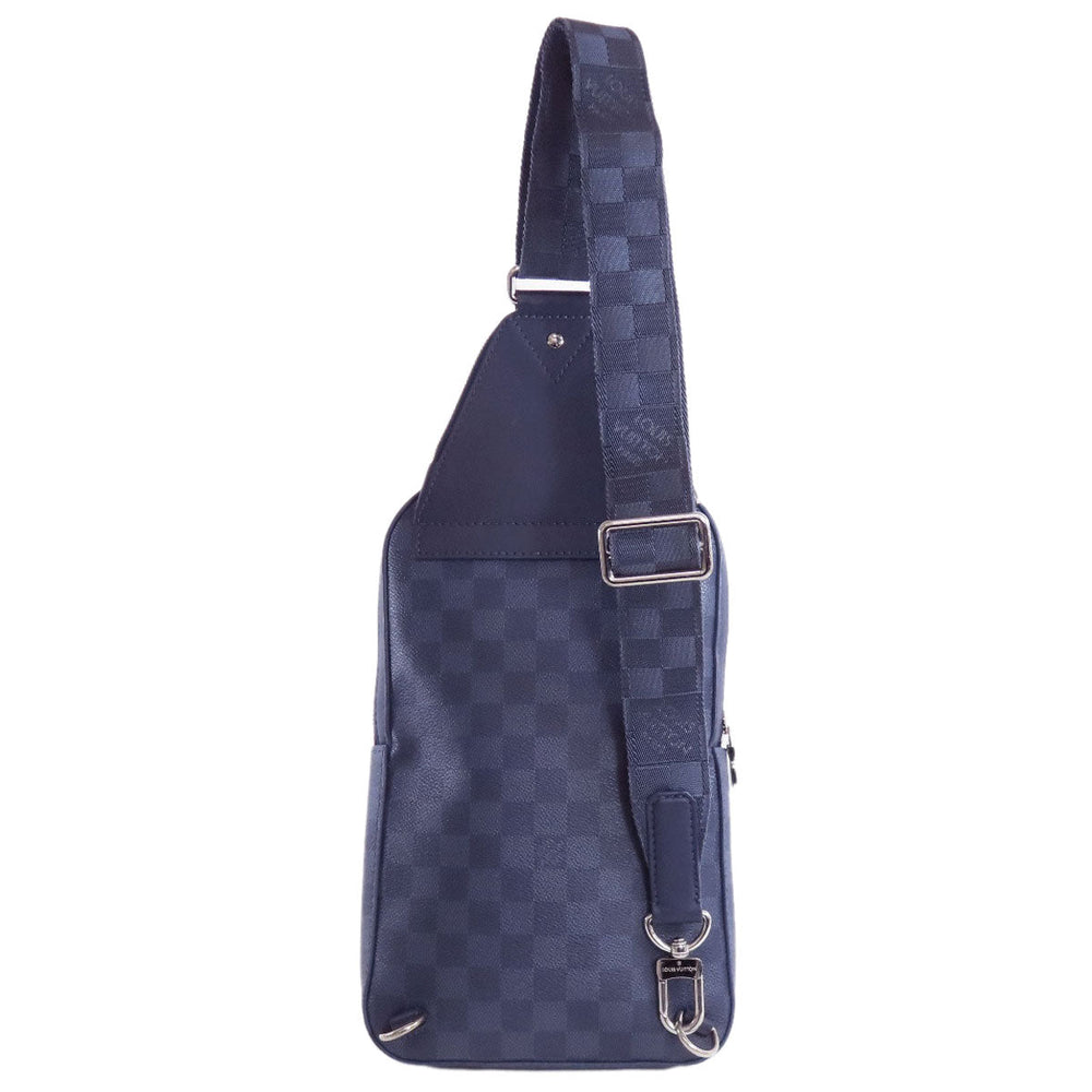 LOUIS VUITTON Sling bag Ｎ40439 Damier Anfini Navy Avenue Sling Bag