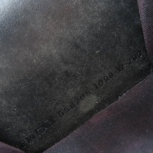 BALENCIAGA Bifold Wallet 558208 leather black logo Tri-fold Wallet mens Used Authentic