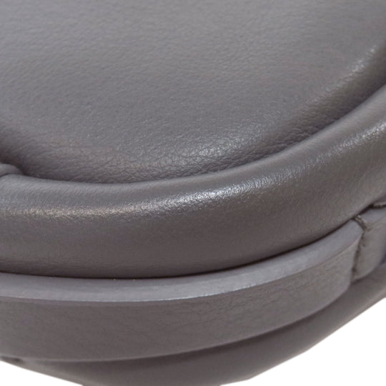 BALENCIAGA Shoulder Bag 489809 leather gray Everyday camera bag Women Used Authentic