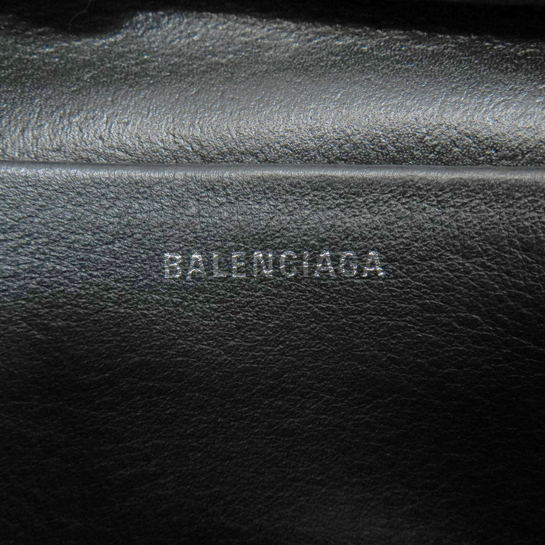 BALENCIAGA Shoulder Bag 489809 leather gray Everyday camera bag Women Used Authentic