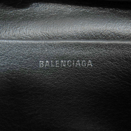 BALENCIAGA Shoulder Bag 489809 leather gray Everyday camera bag Women Used Authentic