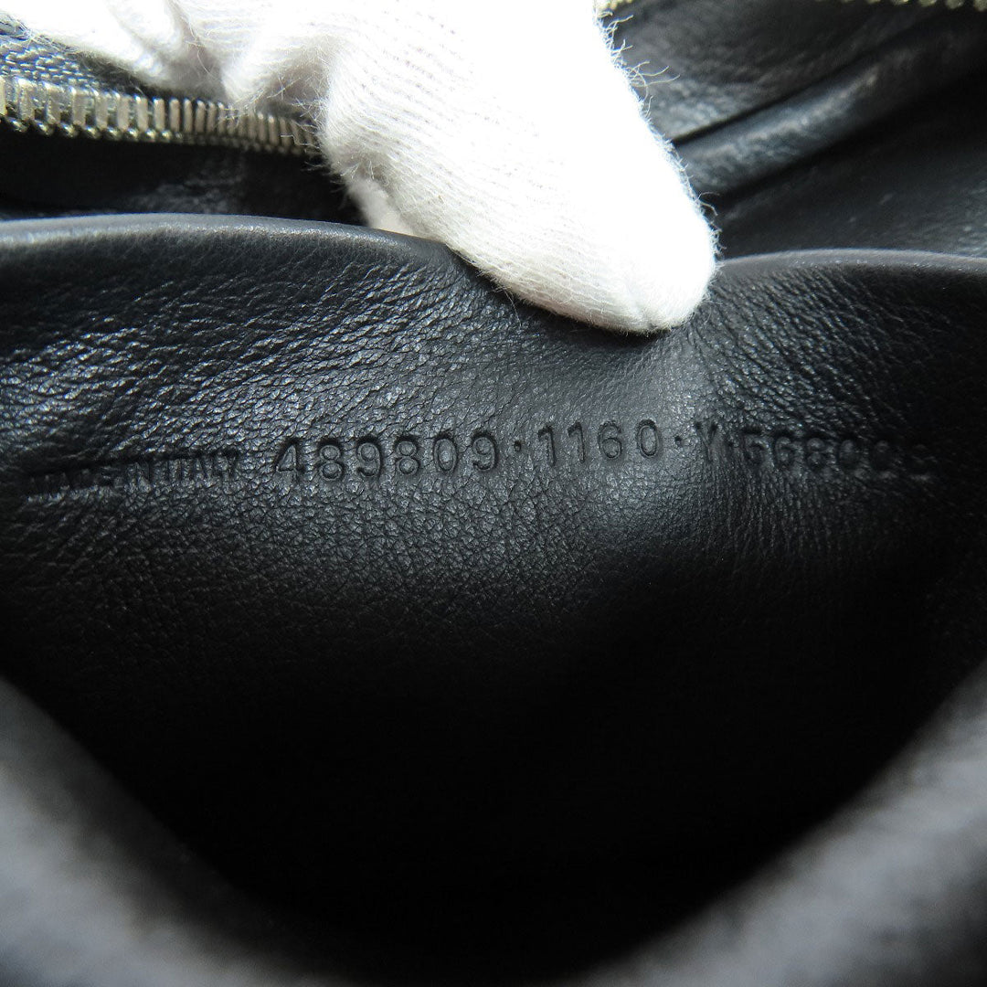BALENCIAGA Shoulder Bag 489809 leather gray Everyday camera bag Women Used Authentic