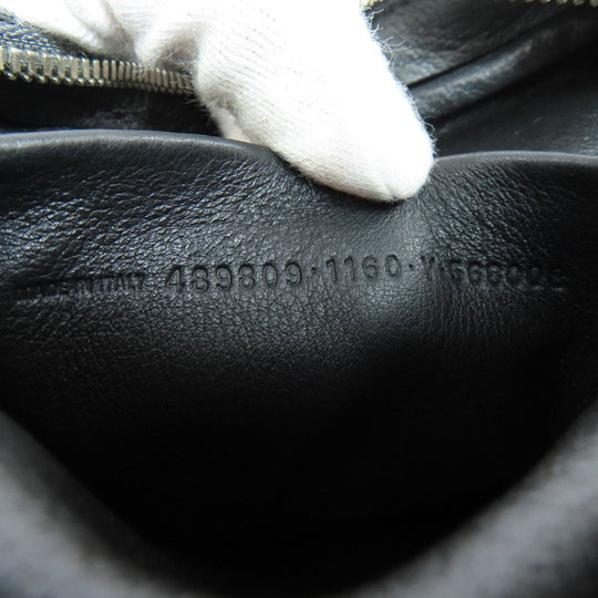 BALENCIAGA Shoulder Bag 489809 leather gray Everyday camera bag Women Used Authentic
